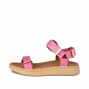 NEW WODEN women's line sandal in aurora pink